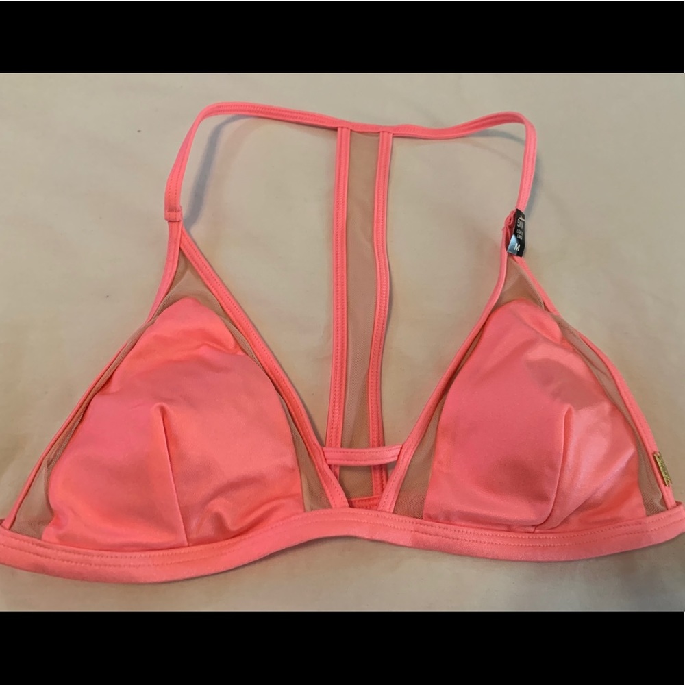 NWT M Victoria’s Secret PINK Peach Racerback Top